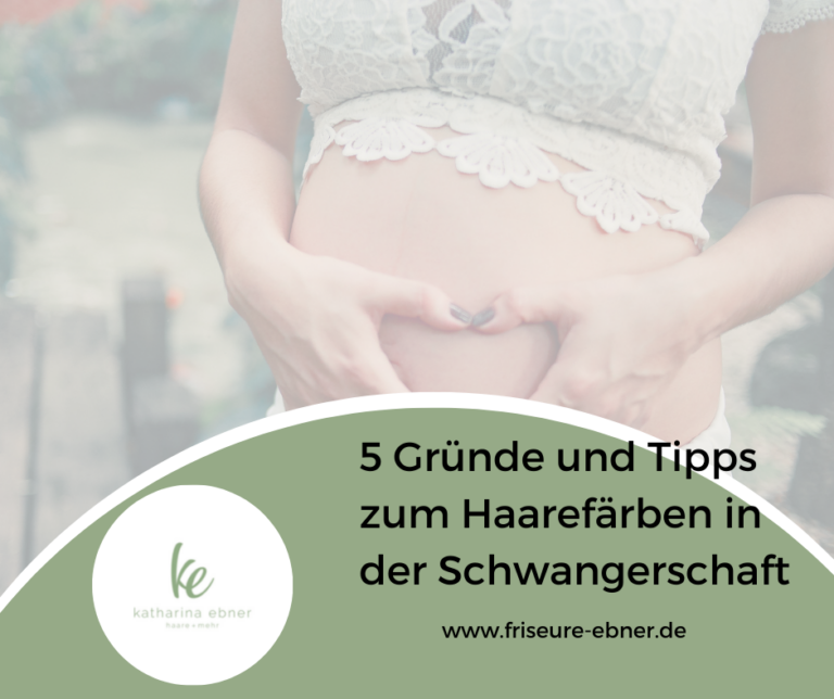 Tipps zum Haarefärben in der Schwangerschaft