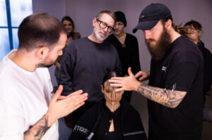 Friseure von LaBiosthetique auf der Fashion Week